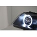 AUTO LAMP  LED DUAL ANGEL EYES PROJECTOR HEADLIGHTS FOR BMW E90 / E91 2006-08 MNR